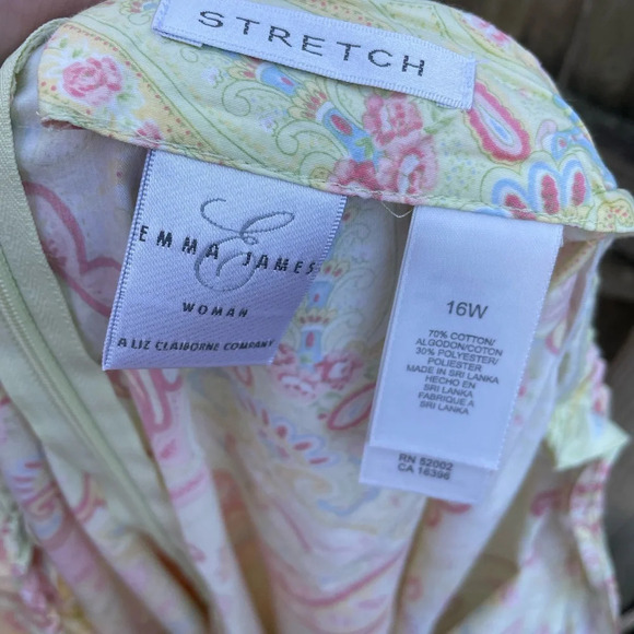 NWT EMMA JAMES PLUS PAISLEY SKIRT - Picture 3 of 4